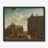 The Nieuwe Kerk and the Town Hall on the Dam in Amsterdam by Isaac Ouwater - thumbnail_1_bf_66fc1de98213847b6f357938